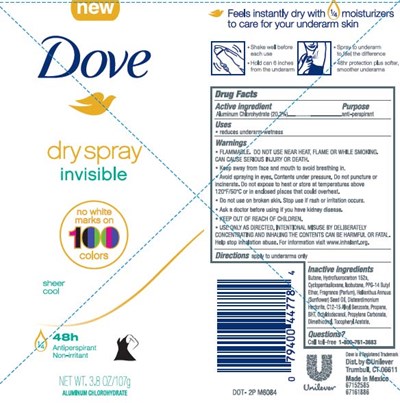 Dovesheercooldrysprayap (67186095 Label)